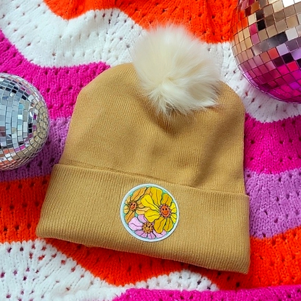 Trippy Flower Beanie